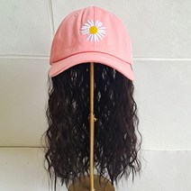 모자가발 항암가발 탈부착 웨이브 공주 일체형, 3-8세(48-53cm), 옵션13