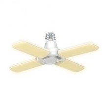 Led 팬 차고 빛 40 30W E27 슈퍼 밝은 산업 조명 블레이드 각도 조절 홈, 04 56LED warm 40W