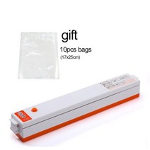 220V 가정용 식품 진공 실러 전기 진공 포장 기계 식품 저장 주방 가전 10 봉지 무료, 01 vacuum sealer_02 US_01 220V