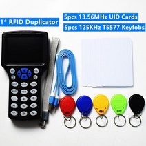 rfid복사기 rfid태그 10 주파수 RFID 복사기 ID IC 리더 라이터 암호화 된 프로그래머 USB NFC UID 태그 키 카드 M1 13.56MHZ 영어, [04] Package C, 1개