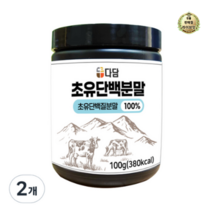 라이브잇 다담 웰푸드 초유단백 분말 100%, 100g, 24개