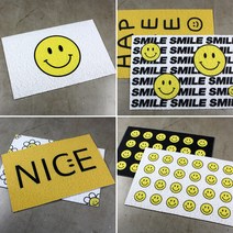 스마일 더스트 코일 매트 현관 발코니 베란다, Smile-0006, 1개