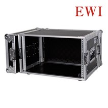 EWI E6U 이펙터 랙 케이스 전후면 도어 6U
