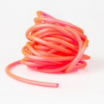 색컬러 실리콘 수족관 에어호스(6mm) 5M (핫핑크) .미미네아쿠아, 1개