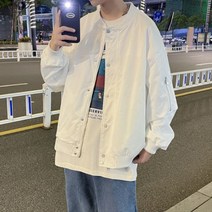 야구점퍼 남여공용 오버핏 우스파패션 오버핏 블루종 항공점퍼
