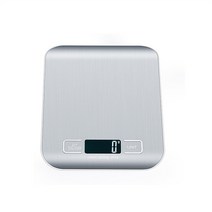 가정용 디지털 주방저울 주방 저울 10kg 5kg 정밀 전자 식품 요리 및 베이킹 측정 도구 스테인레스 스틸, [01] 5kg 1g  White