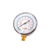 우주정밀 저압냉동게이지 냉동게이지 70mm(3/8) 청색, 1개