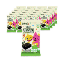 광천김 핑크퐁 유기원초 키즈 조미김 2g, 김, 20개