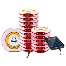 카페 업소용 무선 서비스 호출 진동 벨 카드형 10개, 상세 페이지 참고, 20개 세트
