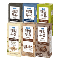 매일두유1 90ml 24팩 6종 택1 식이섬유 검은콩 초콜릿 고단백 저당, 매일두유오리지널190mLx24