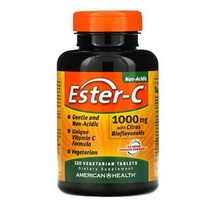 아메리칸헬스 에스터C 비타민C 1000mg 시트러스 이뮨서포트 120정, 1개