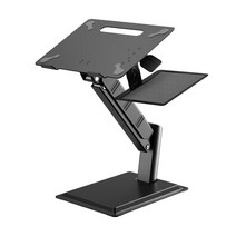 BoYata 노트북 스탠드 승강 가스압식 PC대 노트북 PC 피로 경감 자세 개선 효율화 텔레워크 재택 근무 리모트 워크 가정 자택 사무실 강당 교실 데스크 워크 학습 공부
