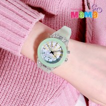 [마마고]키치키치 아동 공룡 캐릭터 젤리 손목시계 led 야광 4color 초등학생 선물