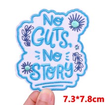 패치 만화 레인보우 글자 자수 의류용 언 DIY 글씨꽃 배지 스티커 옷에붙이는스티커 와펜, 10 PE7110CT