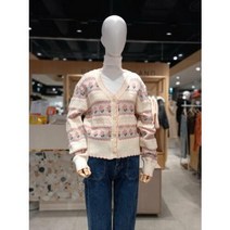 이랜드 [플라스틱아일랜드]플라스틱아일랜드 플라워 자가드 가디건 PN1KG183_신구로점
