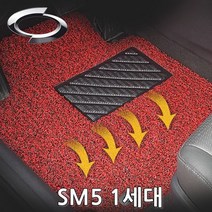 차량용코일매트 르노삼성 SM5 1세대 05년1월까지 5P, 이미지참조