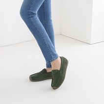 230-260mm 가죽 스웨이드 여성 빅 사이즈 볼 넓은 발큰 로퍼 신발 슈즈