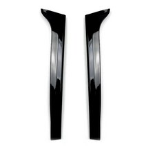 자동차 광택 블랙 후면 윈도우 사이드 스포일러 윙 트림 폭스바겐 투란 2016-2019 트렁크 테일 게이트 카나, 01 Glossy Black