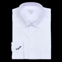 [카운테스마라] 사은품 양말증정 CDCV1B1106A0 도비솔리드 자수 디테일 일반핏셔츠