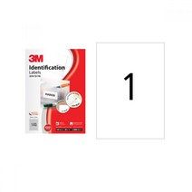 3M 라벨지 21301 1칸 A4 100매 폼텍동일규격 라벨지 폼텍라벨 주소라벨지 바코드라벨지 라벨용지 3M라벨지 폼텍라벨지, 본상품