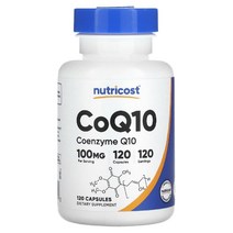 Nutricost CoQ10 코엔자임 Q10 100mg 캡슐 120정, 기본