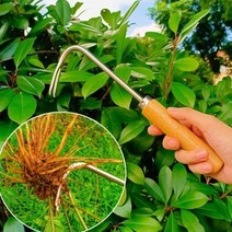 잡초제거 풀뽑는기계 제초쇠스랑 garden weeder tools 잔디 풀러 garden weeding hook weeder grass root remover for farm