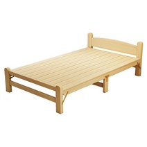 90cm 1.2m 침대 접이식 가정용 점심침대 싱글침대 사무실 경판 원목 우드침대 렌탈침대, A타입【품질보증 10년 파손 보상】+3E 코코넛 매트리