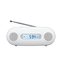 Panasonic FM AM 2 밴드 수신기 수동 회전 충전 라디오 화이트 RF-TJ10-W