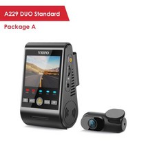 VIOFO A229 듀오 대시 캠 전면 및 후면보기 카메라 2K + 와이파이 GPS 로거 자동차 Dvr 음성 알림 소니 센서, Package A_CHINA | VIOFO Card 1