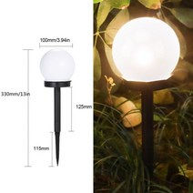 태양광 태양열 야외 램프 조명 강화한 물을 수있는 뿌리 요정 방수 샤워 아트 led, 따뜻한, 2개