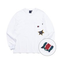 ROMANTIC CROWN 유니버스 포켓 롱 슬리브_화이트 UNIVERSE POCKET LONG SLEEVES_화이트