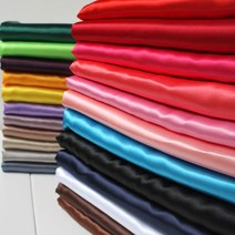 데코탑 공단 원단 정품 샤무즈 17칼라 천 대폭 광택 백일상 돌상 테이블커버 실크 제막식 행사 배경 웨딩, 크림