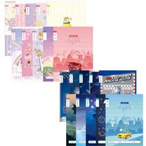 노트디자인 알찬구성 신학기 입학 필수 공책 초등 저학년 1학년 2학년 혼합 노트세트 남아용 여아용