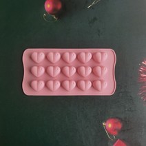 구겔호프 틀 미니 빵틀 홈베이킹 사랑 초콜릿 실리콘 몰드 홀 워터 드롭 하트 모양의 초콜릿 몰드 퐁당 캔디 몰드 케이크 베이킹, 011 핑크