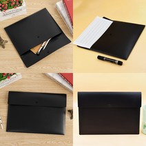 A4 똑딱이 파일 10P 블랙 파일홀더 문서철 화일철