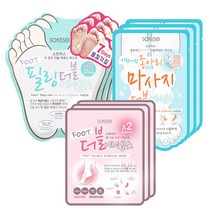 소프리스 필링3+종아리3+풋3 마스크풋케어 실속세트, 단품