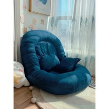 1인용쇼파의자 접이식 빈백 좌식쿠션 기숙사 원룸, (특대형) 그래스그린  폭신 쇼파-쿠션 포함