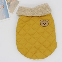 강아지 할머니 꽃무늬 시골 수면 패딩 김장조끼 조끼 아메리칸불리옷 대형견 프렌치불독옷 2개월강아지옷 명품옷 후리스 중형견, C