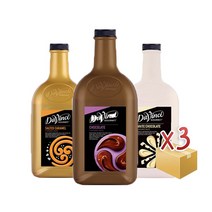 다빈치 소스 2.6kg 1박스 3개 초코 카라멜 화이트, 다빈치 화이트초코소스 1박스 3개, ◎다빈치 화이트초코소스 1박스 3개▣
