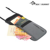 [씨투써밋] 넥 월렛 RFID - 여권지갑/동전지갑/여행가방, 그레이