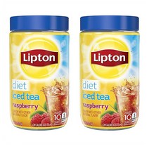 립톤 다이엇 아이스티 믹스 라즈베리 73g 2팩 Lipton Diet Iced Tea Mix Raspberry 10 qt, 1개