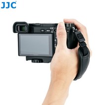 JJC 가죽 핸드 스트랩 퀵 릴리스 그립 손목 벨트 DSLR 액세서리 니콘 D80 D90 D5300 캐논 EOS R8 2000D M50, 한개옵션0