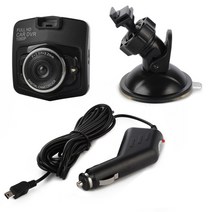 자동차 카메라 dashcam 휴대용 미니 dvr 레코더 대시 캠 마이크 사이클 녹음 야간 투시경 g-sensor vehical shield car cam, 검은 색, 720p