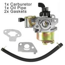 캬브레터 캬브 기화 honda gxh50 gx100 용 오토바이 carb 4 행정 엔진, 검은색, 1개