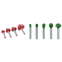 4Pcs 6Mm 샹크 라운드 코 코브 박스 우드 라우터 비트 커터 & 5Pcs 6Mm, 01 라벤더