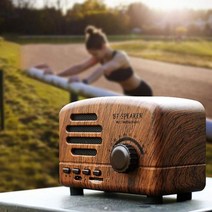 PGM1*^몰엔틱 사운드바이감성루나 블루투스스피커 디자인 여행용 우드앤틱 라디오 인테리어 무선 예쁜 가정용^*1췤pgm, a^^*옵션없슴