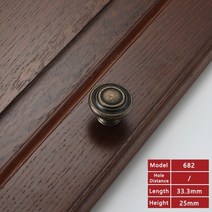 옷장 찬장 당김 손잡이 레트로 금속 골동품 황동 주방 서랍 캐비닛 문 손잡이 가구 손잡이 골동품 카페인테리어 집꾸미기 방꾸미기 빈티지소품 카페소품, 682-단일