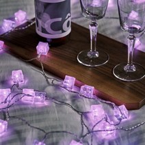 LED 아이스 큐브 라운드 사각 원형 줄전구 앵두전구 스트링 라이트 무드등 [큐브 type], 큐브 타입
