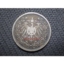 독일 1906년 날개 1/2 마르크 은화 유로머니 기념주화 행운의주화 희귀동전 대박선물