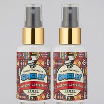 스멜리(SMELLY) 화장실용 탈취제 방향제 토일렛퍼퓸 어썸그레이프프룻 55ml, 2병